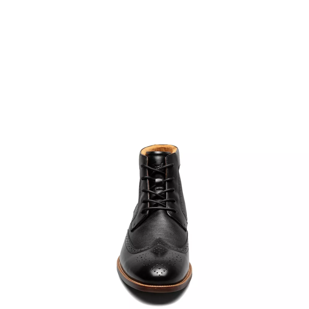 FLORSHEIM  MENS RUCCI WINGTIP LACE UP BOOT