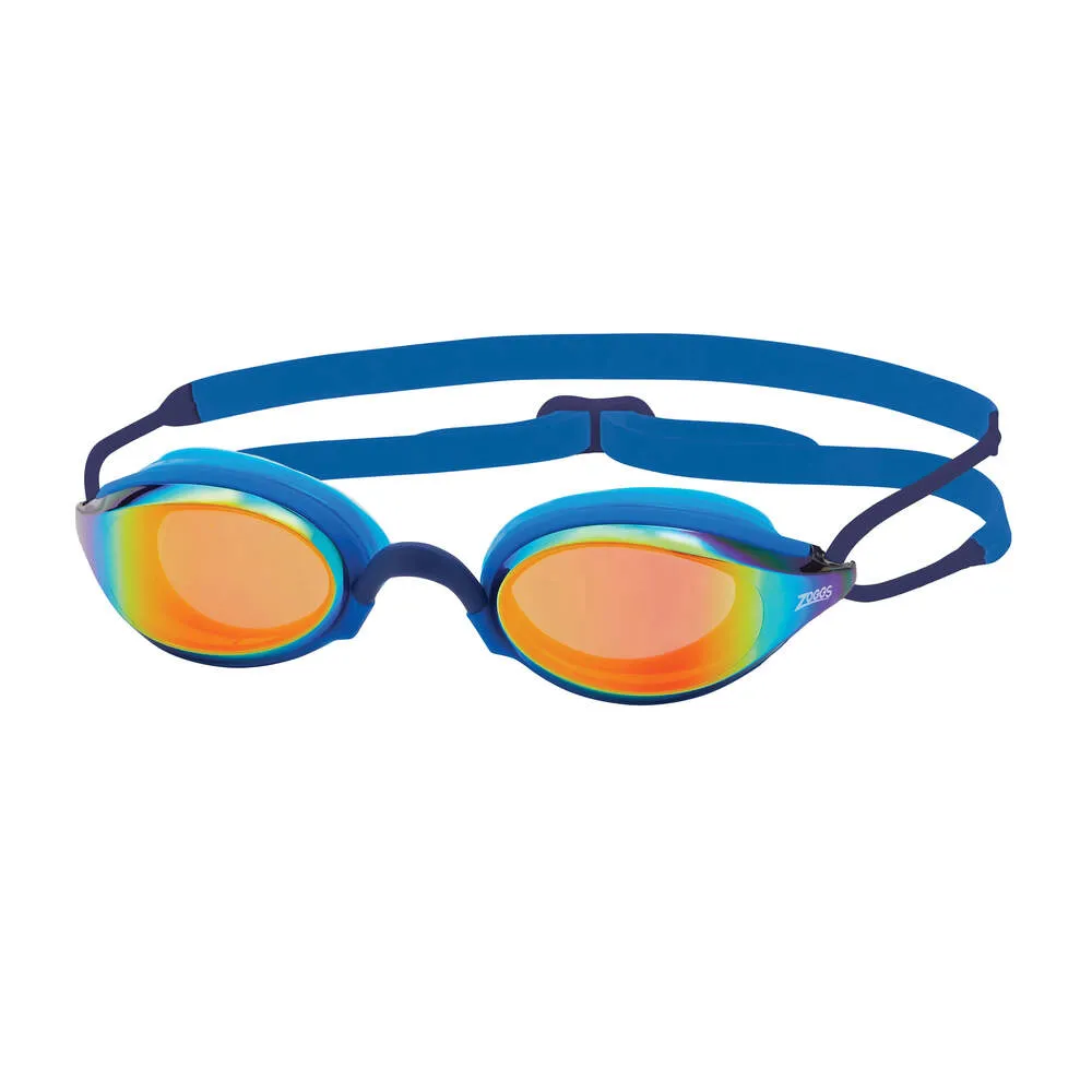 Fusion Air Titanium Swimming Goggles - Blue/Orange