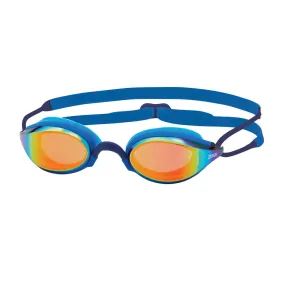 Fusion Air Titanium Swimming Goggles - Blue/Orange