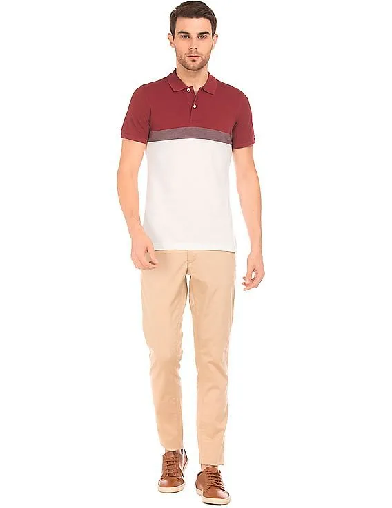 Gant Striped Pique Polo Shirt