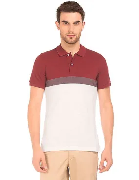 Gant Striped Pique Polo Shirt