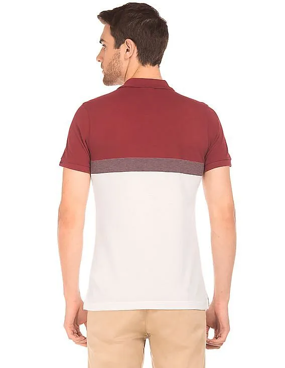 Gant Striped Pique Polo Shirt