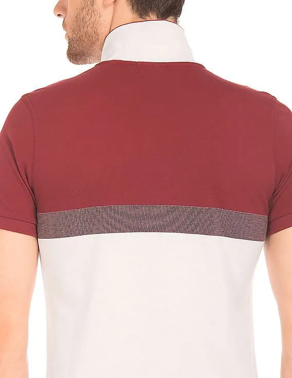 Gant Striped Pique Polo Shirt