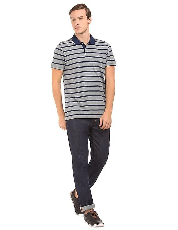 Gant Striped Regular Fit Polo Shirt