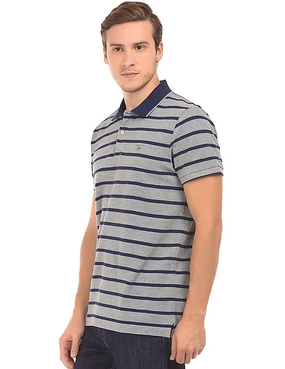 Gant Striped Regular Fit Polo Shirt