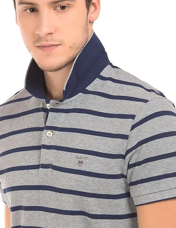 Gant Striped Regular Fit Polo Shirt