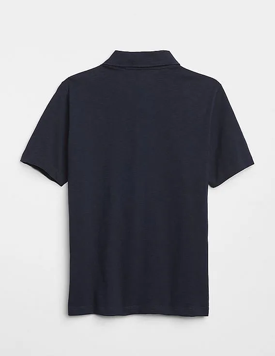 GAP Boys Blue Flag Polo Shirt