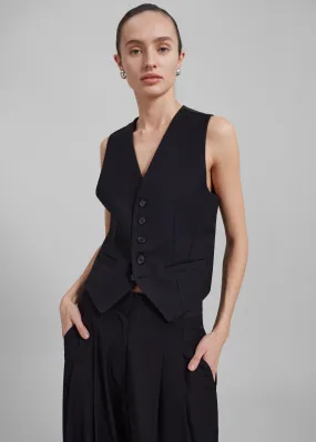 Gelso Waistcoat - Black