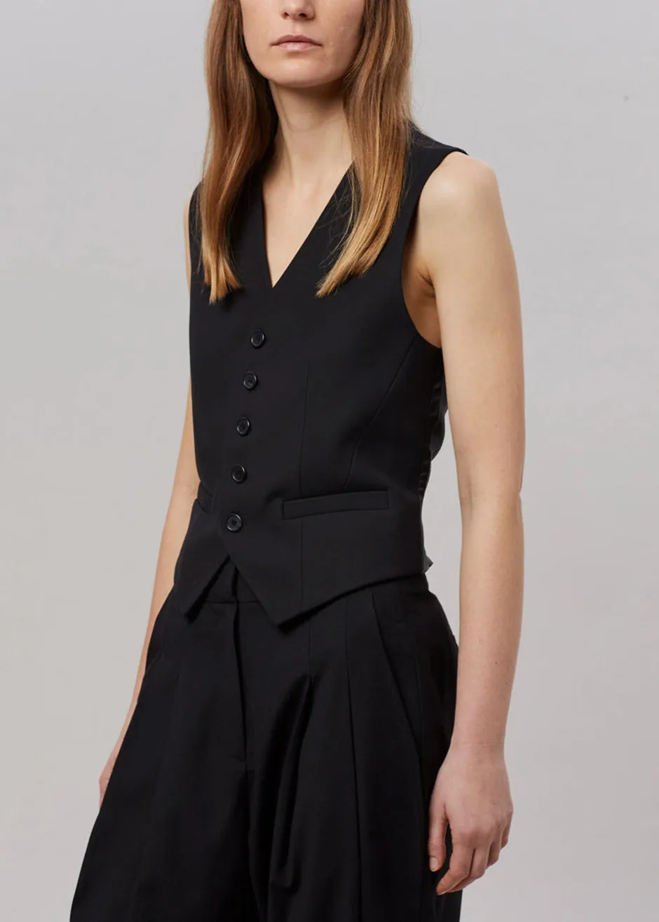 Gelso Waistcoat - Black