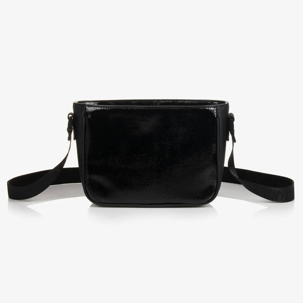 Girls Black Shoulder Bag (24cm)