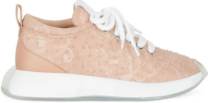 Giuseppe Zanotti Ferox lace sneakers Pink