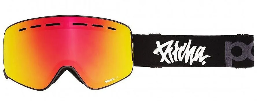 goggles Pitcha XC3 - Ultra Black/Full Revo Red