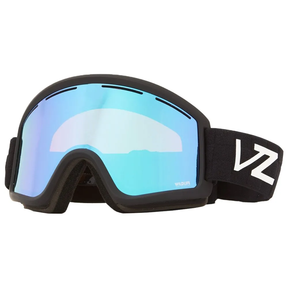 Goggles Von Zipper ---Cleaver Black Satin Wildlife Stellar Chrome + Clear Fire Chrome