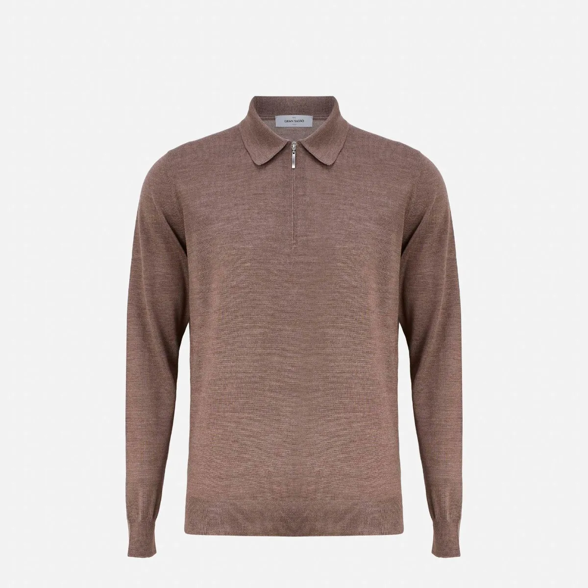 GRAN SASSO   Half Zip Cashmere Polo 