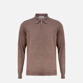 GRAN SASSO   Half Zip Cashmere Polo 