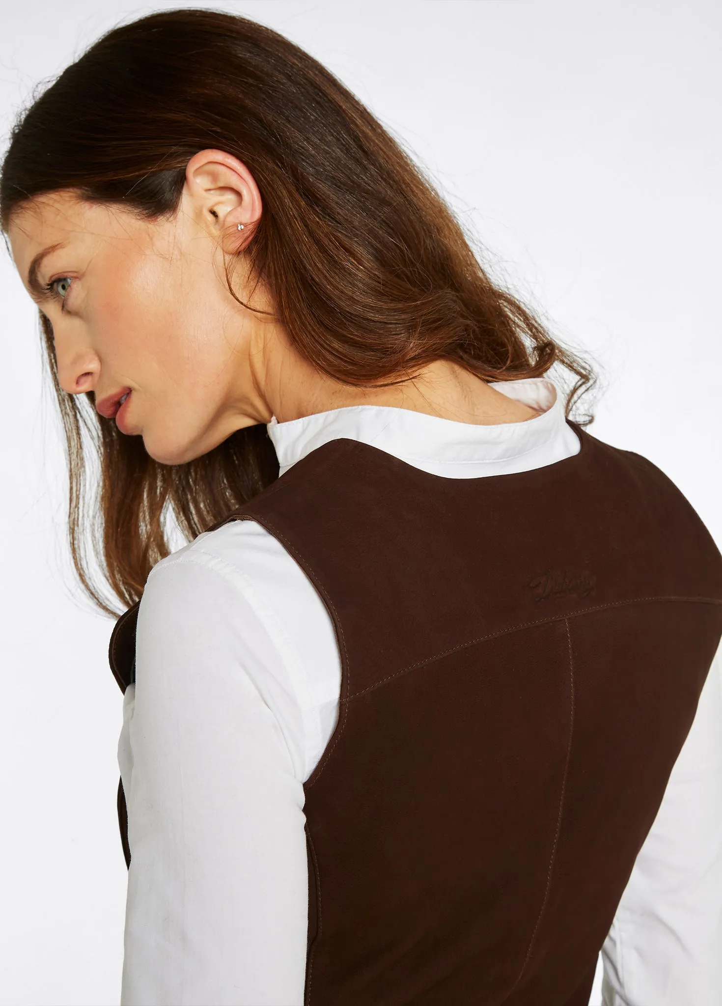 Greville Ladies Tailored Waistcoat - Walnut