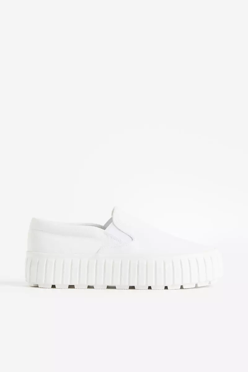 H&M Slip-on canvas trainers