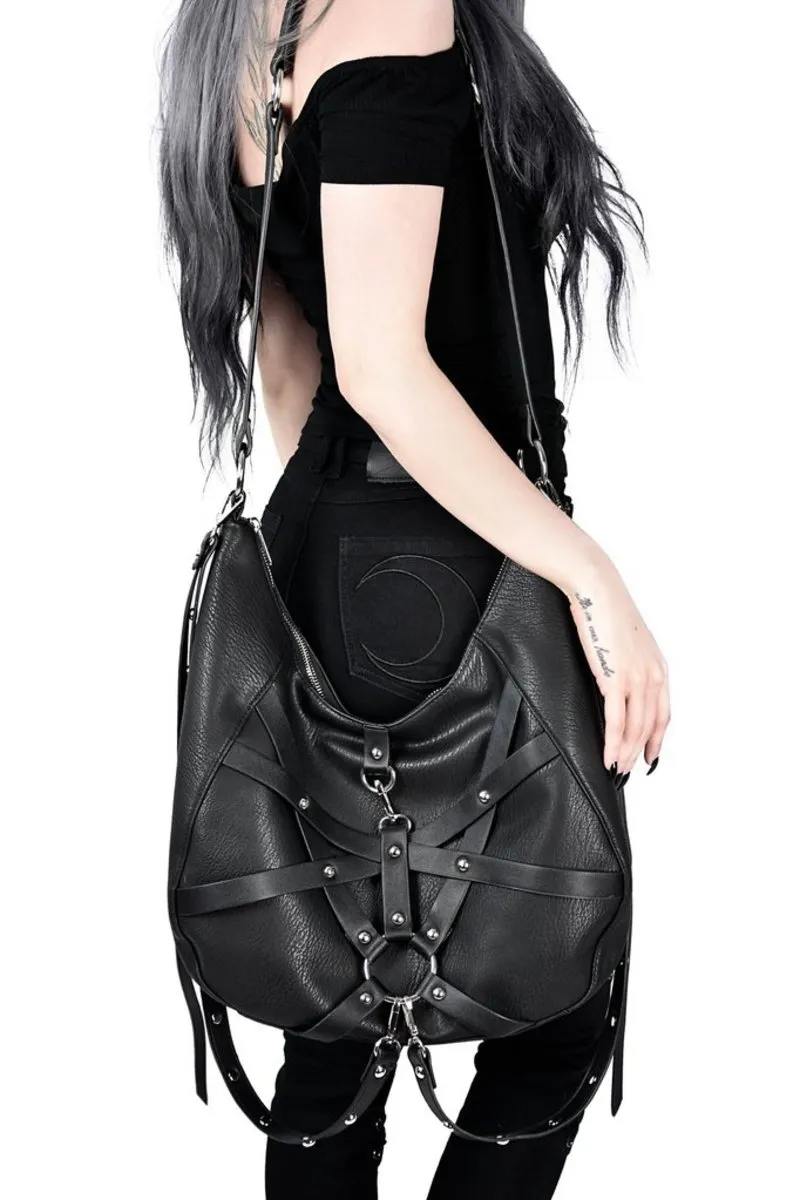 Handbag (bag) KILLSTAR - Possessions - BLACK - KSRA000272  -  Metal-shop