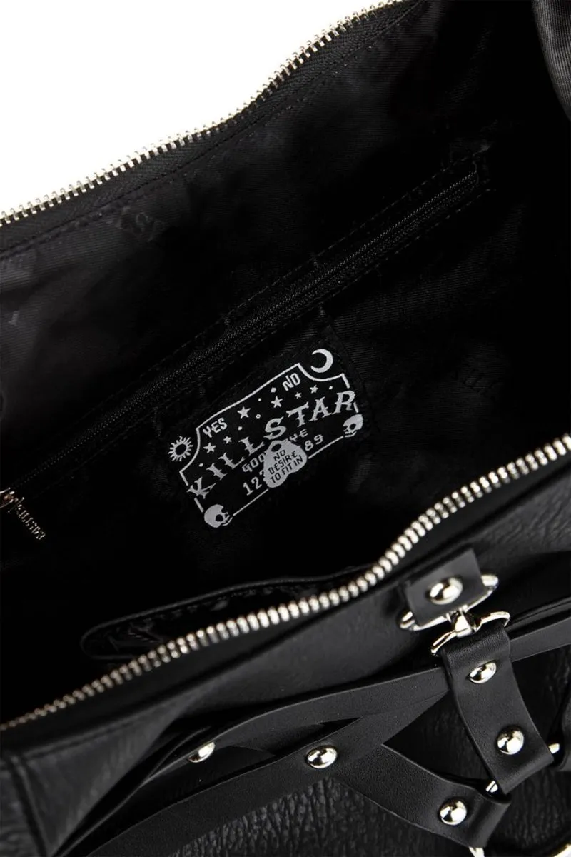 Handbag (bag) KILLSTAR - Possessions - BLACK - KSRA000272  -  Metal-shop