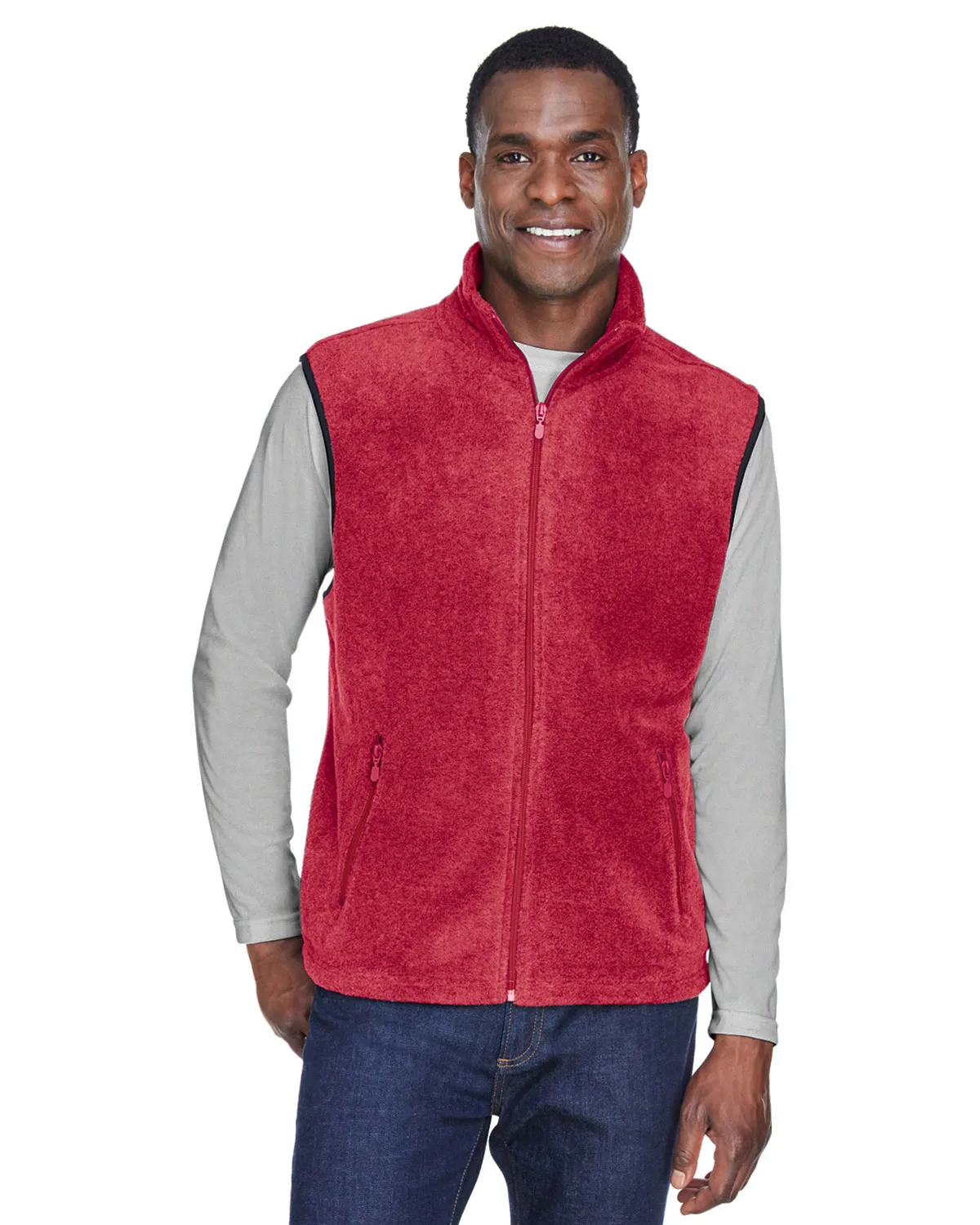 Harriton M985 Men 8 Oz. Fleece Vest