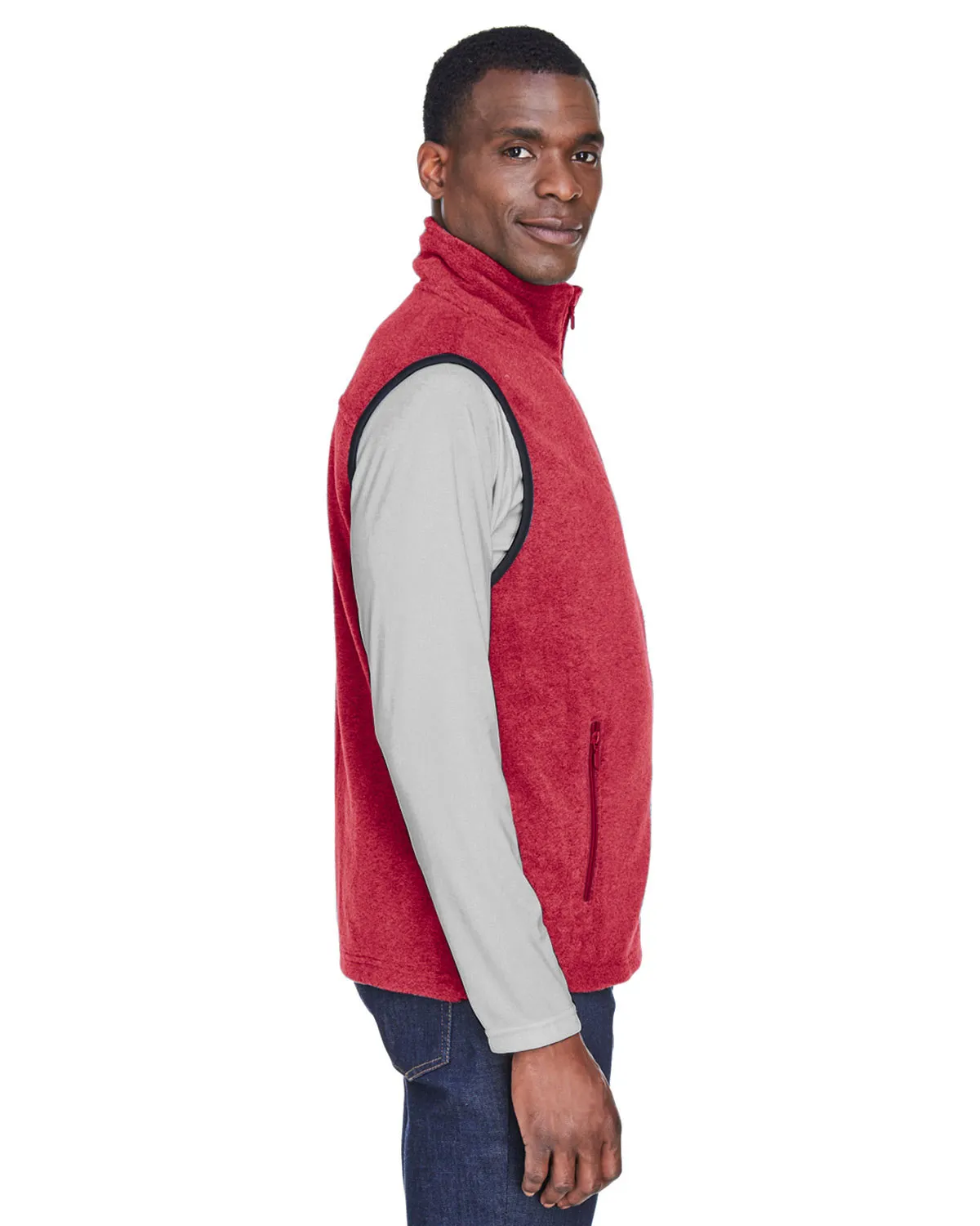 Harriton M985 Men 8 Oz. Fleece Vest