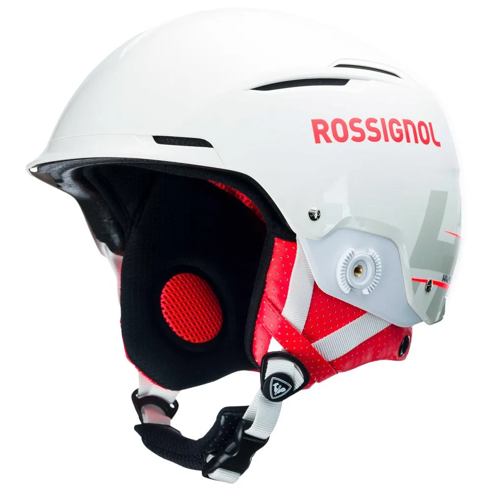 Helmet Rossignol ---Hero Slalom Impacts + Chinguard White