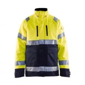 High Vis Winter Jacket 4828 High Vis Geel/Marineblauw - Blåkläder