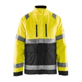 High Vis Winter Jacket, PU 4827 High Vis Geel/Zwart - Blåkläder