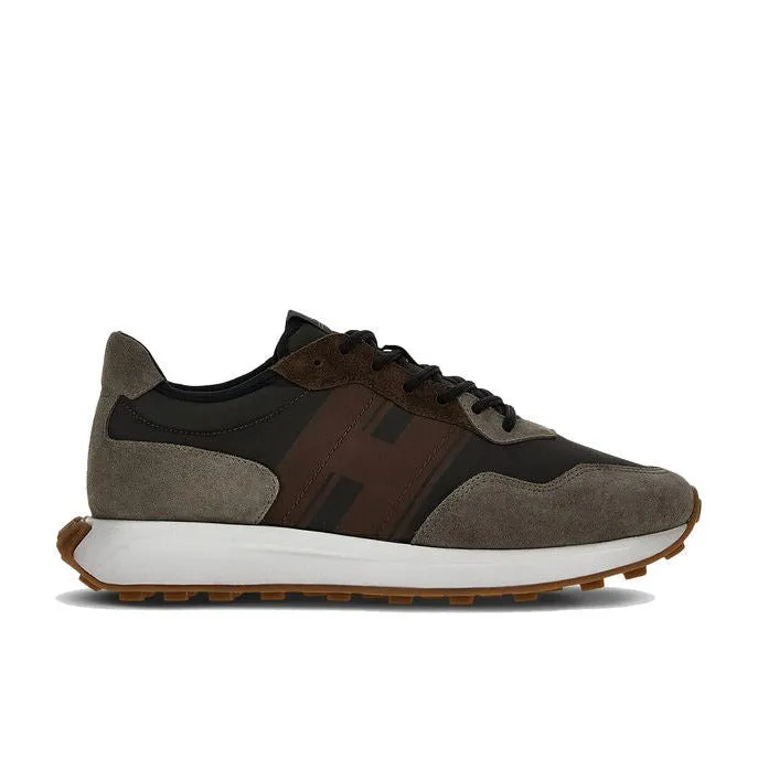 Hogan H601 Sneakers - Dark Gray/Brown