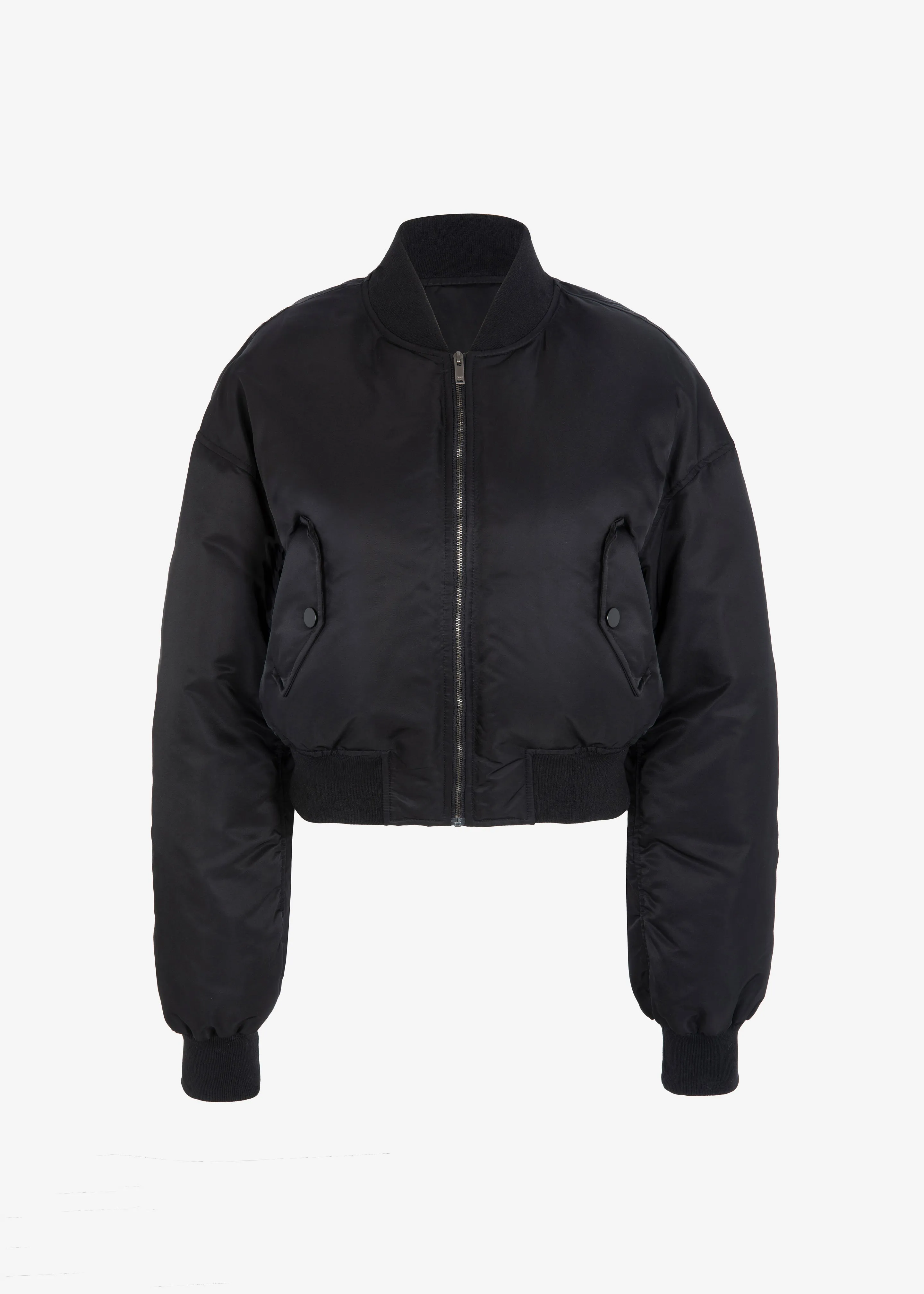 Houghton Cropped Bomber - Black