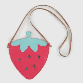 Illytrilly Strawberry Bag With Leather Zip