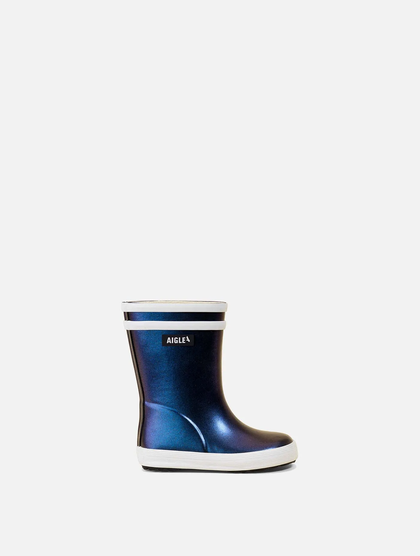 Iridescent version of the iconic toddler boot