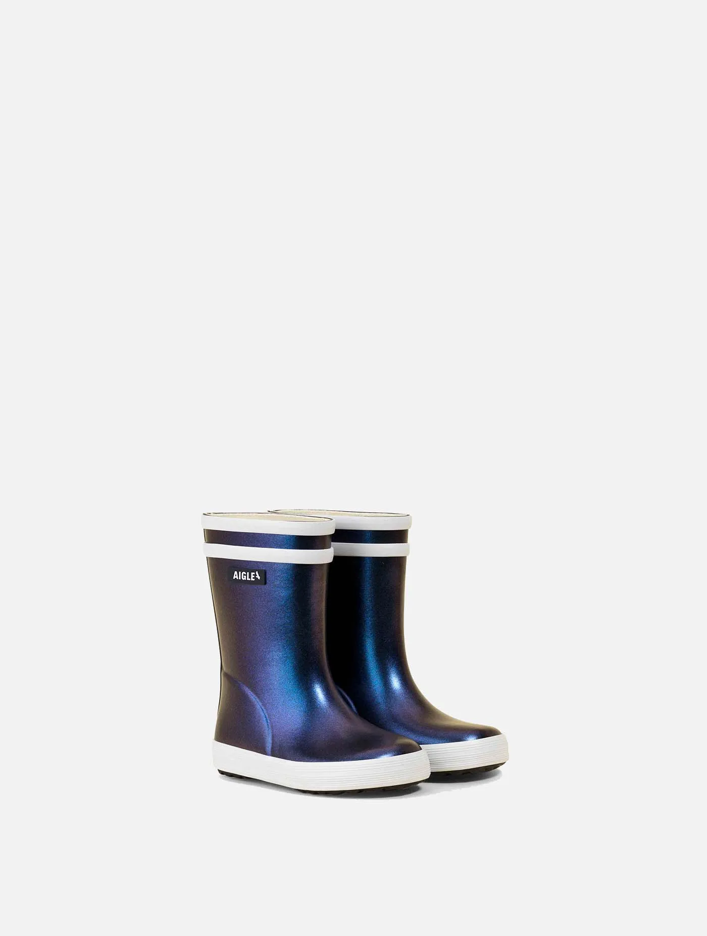 Iridescent version of the iconic toddler boot