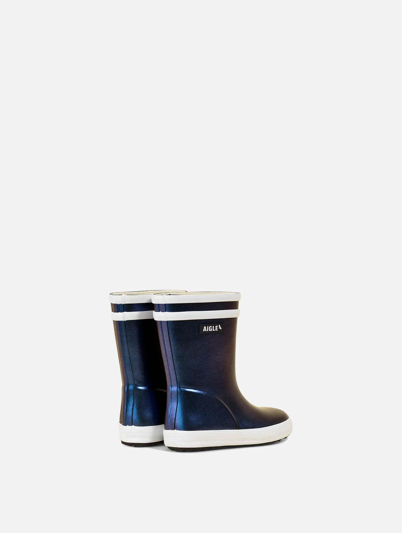 Iridescent version of the iconic toddler boot