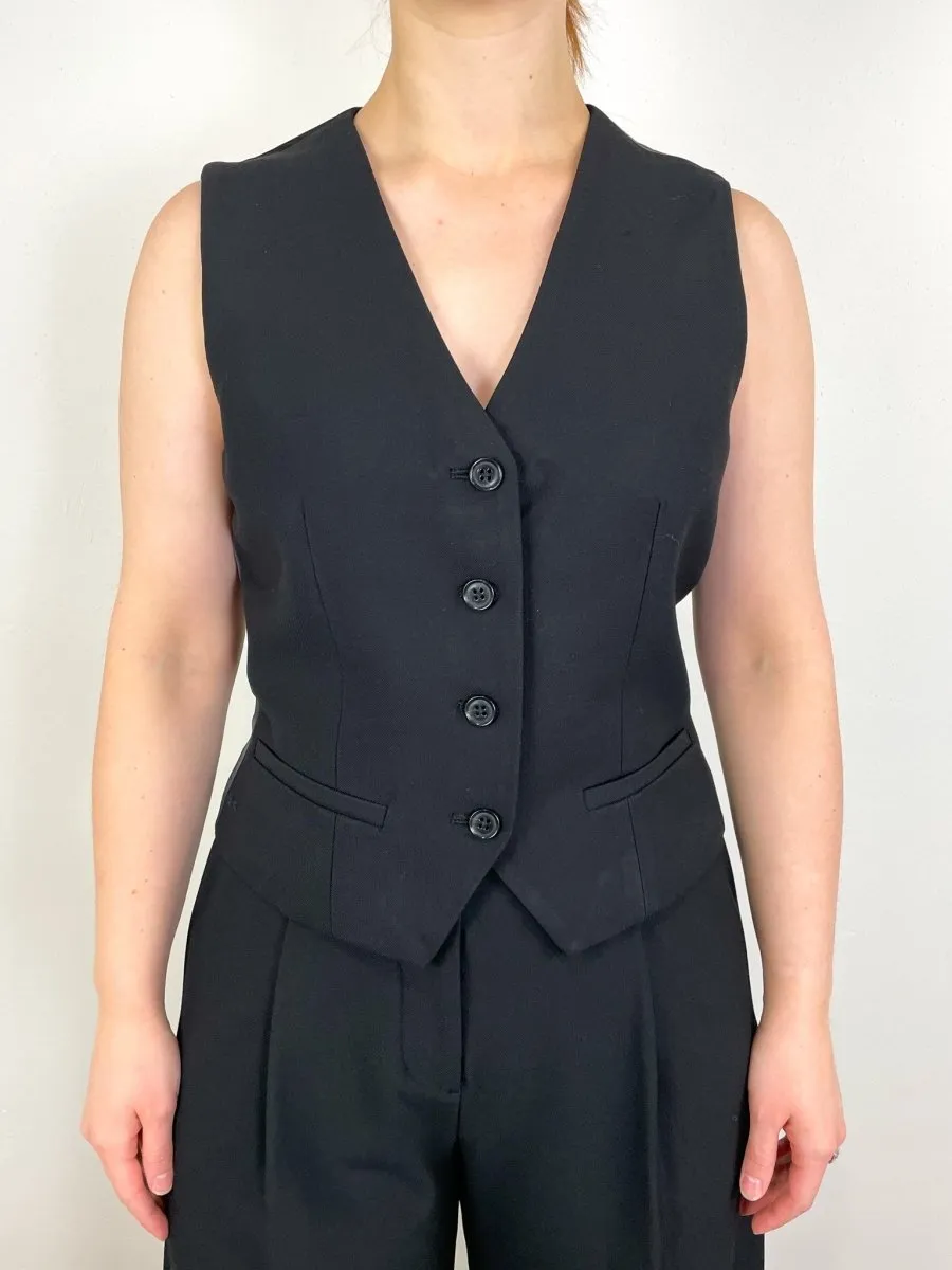 Isla Waistcoat in Black