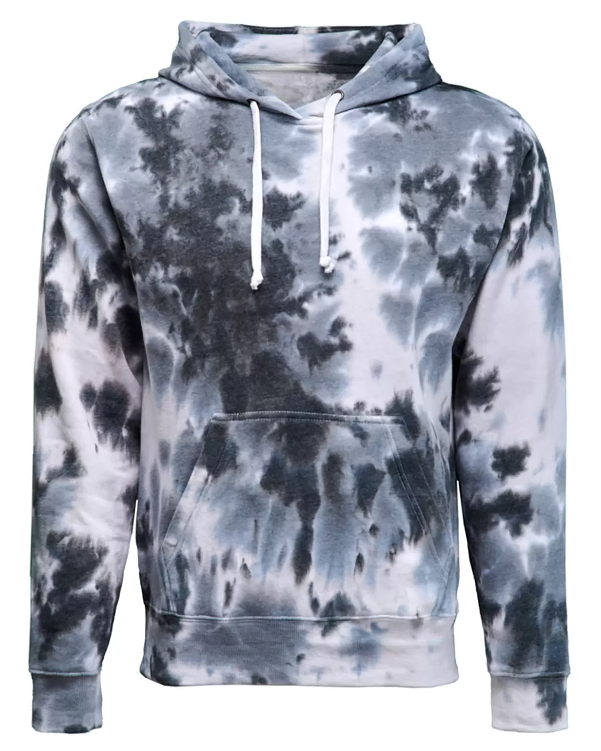 J America 8861 Tie-Dye Fleece Hooded Sweatshirt SKU: 8861