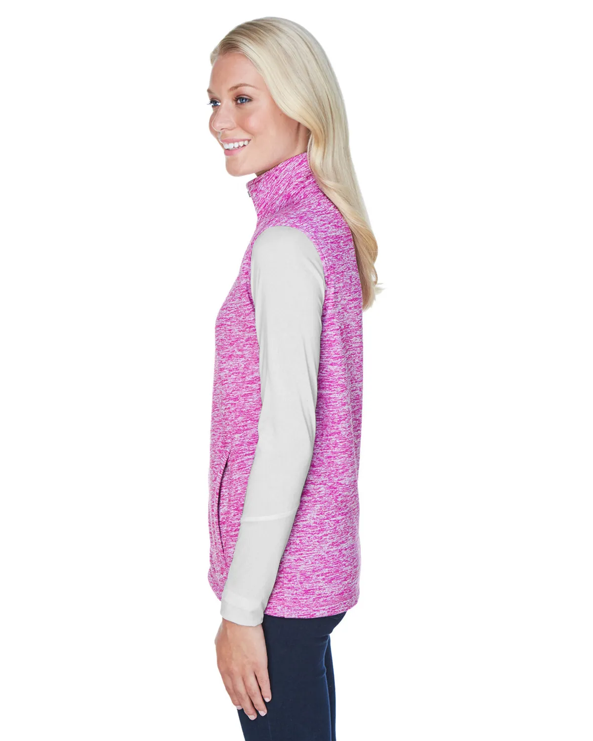 J America JA8625 Women 7.0 oz Lasic Cosmic Fleece Vest