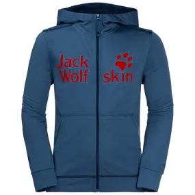 Jack Wolfskin Kids Redland Jacket Jumper Full Zip Hoodie Warm Winter Childrens