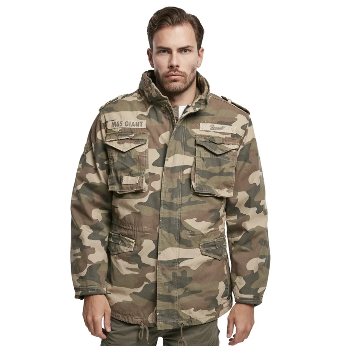 jacket men winter BRANDIT - M65 Giant - 3101- light woodland  -  Metal-shop