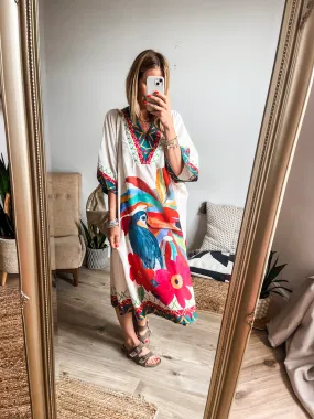 Kaftan Print Dress