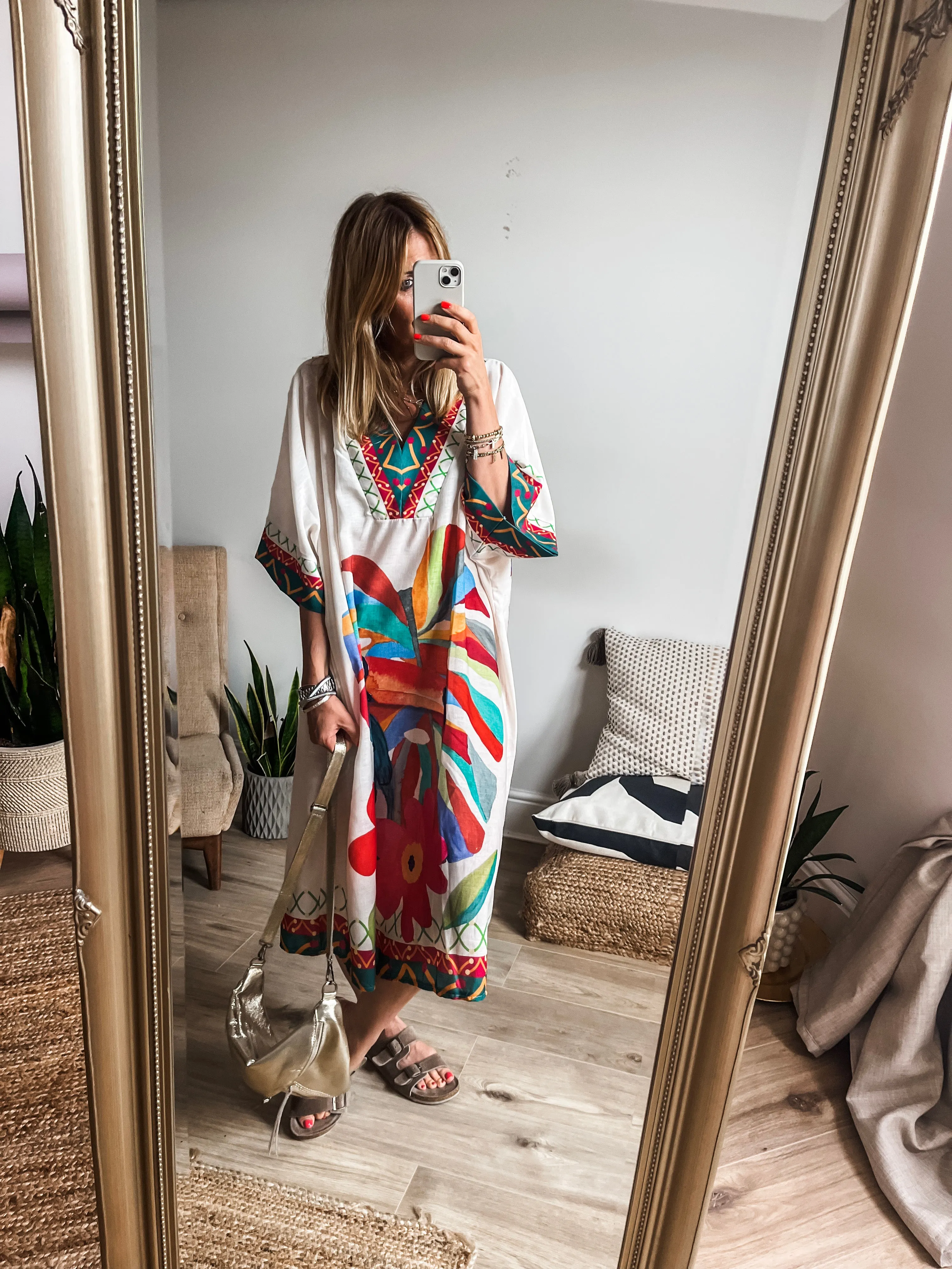 Kaftan Print Dress