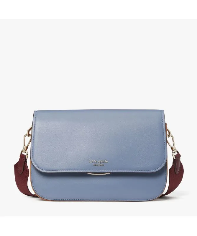 Kate Spade New York Buddie Colorblocked Medium Shoulder Bag | Bass Blue