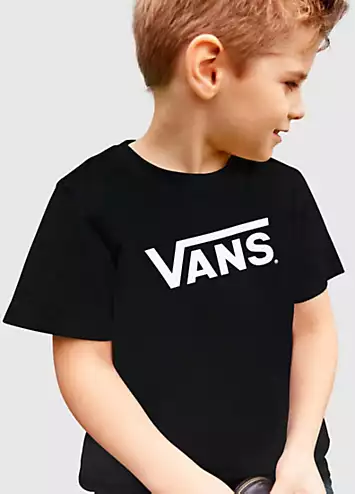 Kids ’Classic’ Logo Print T-Shirt by Vans | Look Again