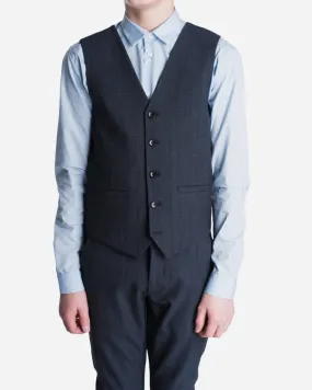 Klaes Waistcoat - Blue Check