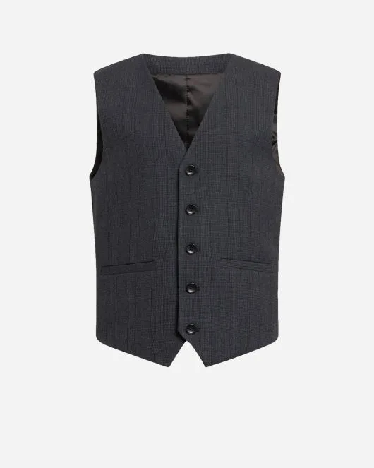 Klaes Waistcoat - Blue Check