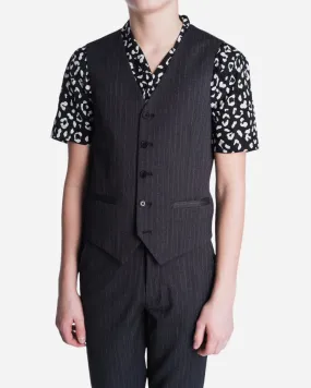 Koppel Waistcoat - Grey Stripe