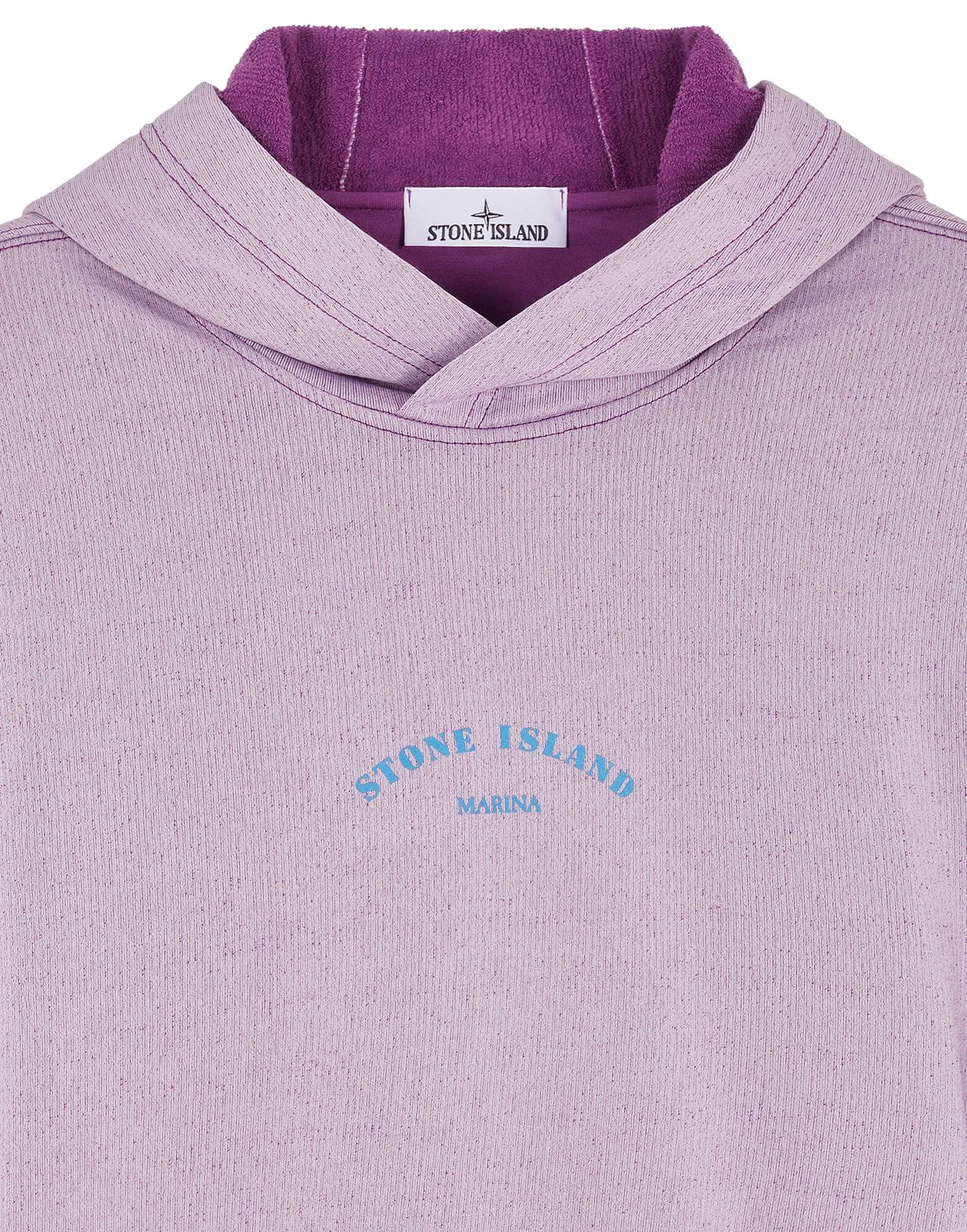 Marina hooded sweatshirt in a cotton/nylon terry fleece