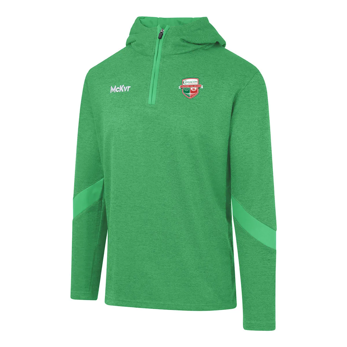 Mc Keever Carnacon Ladies GAA Core 22 1/4 Zip Hoodie - Youth - Green