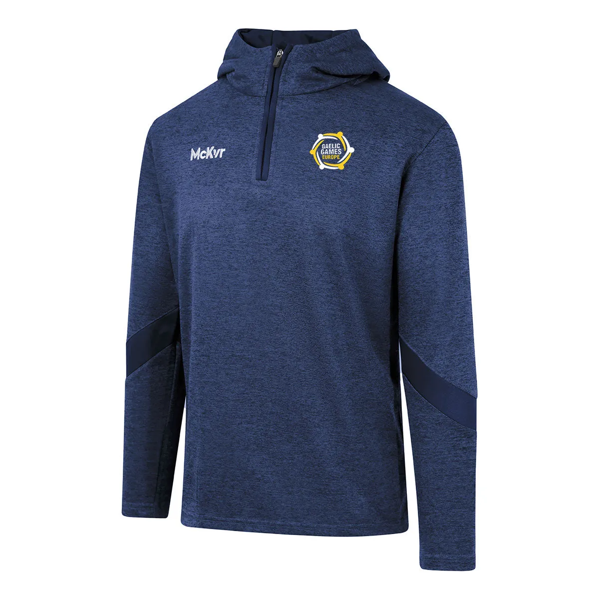 Mc Keever Gaelic Games Europe Core 22 1/4 Zip Hoodie - Adult - Navy