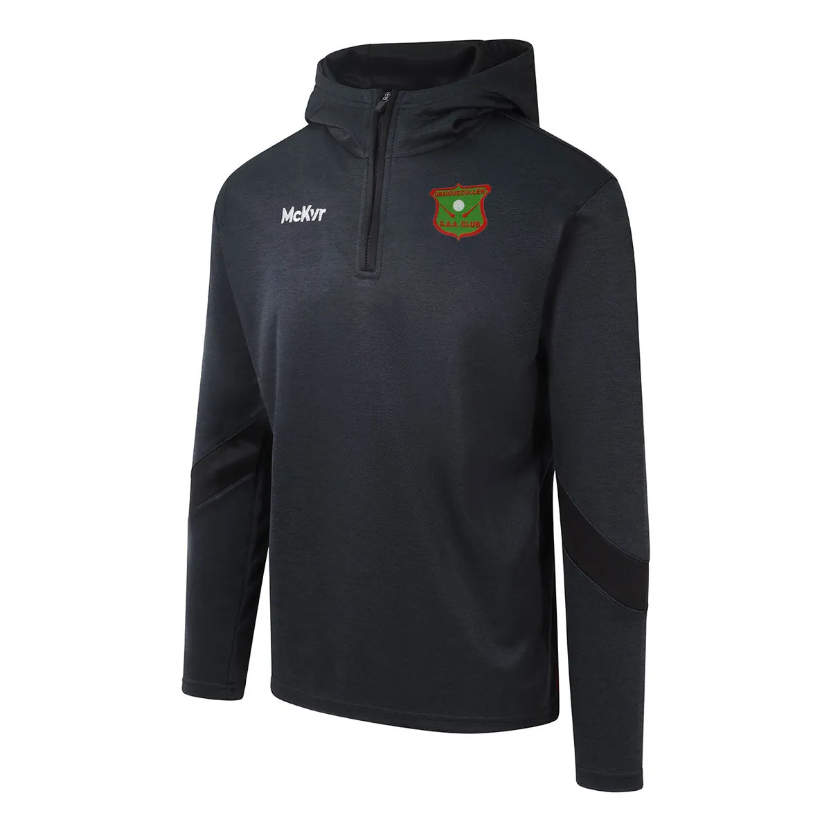 Mc Keever Graigue Cullen GAA Core 22 1/4 Zip Hoodie - Adult - Black